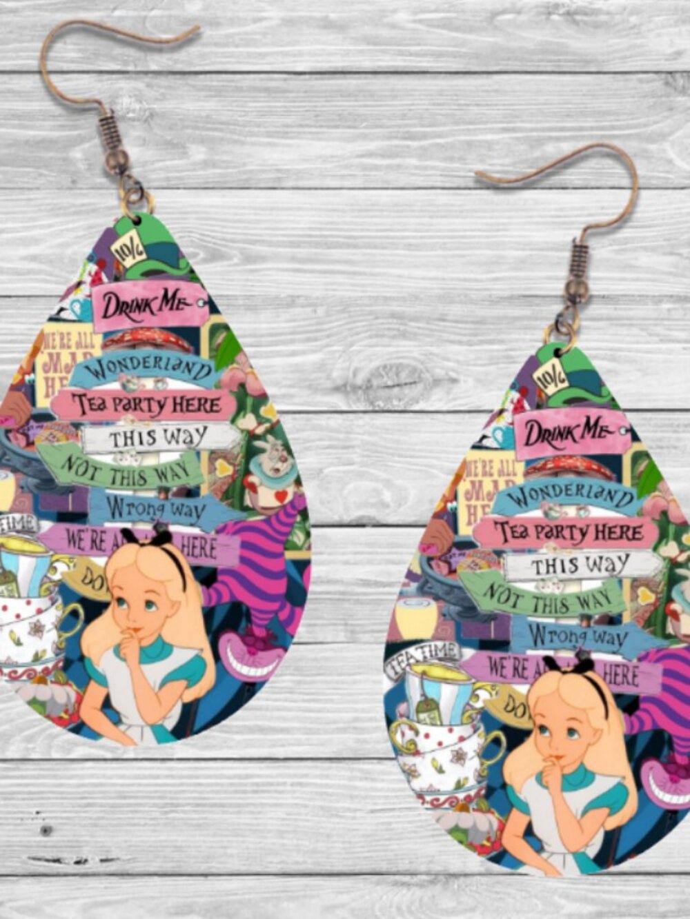 Alice in Wonderland Earrings